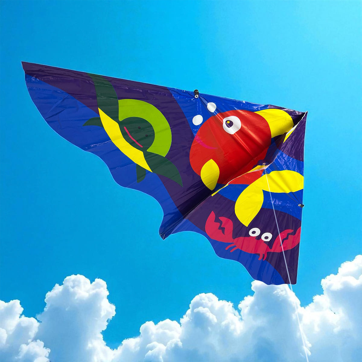 Miniatura 6 de Cometa Infantil Colorida Figuras COM-1